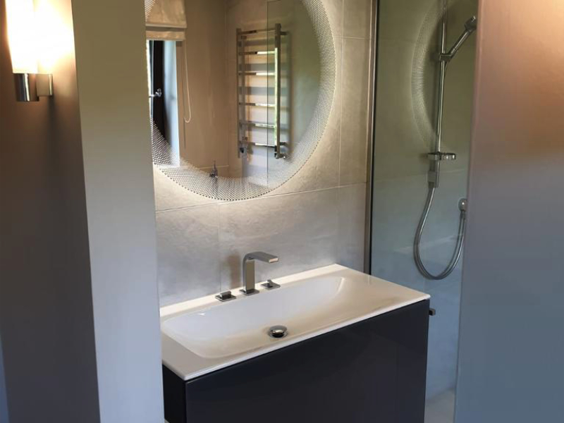 Example of a bathroom designed and installed in Hale, Cheshire by Stonehaus Bathrooms