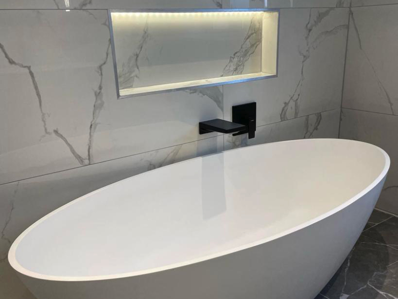 Example of a bathroom designed and installed in Knutsford, Cheshire by Stonehaus Bathrooms