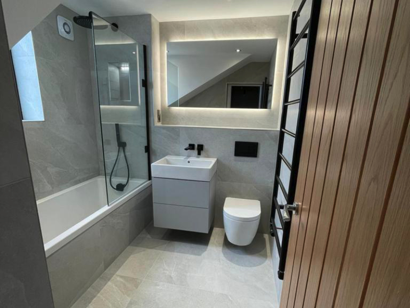 Example of a bathroom designed and installed in Knutsford, Cheshire by Stonehaus Bathrooms